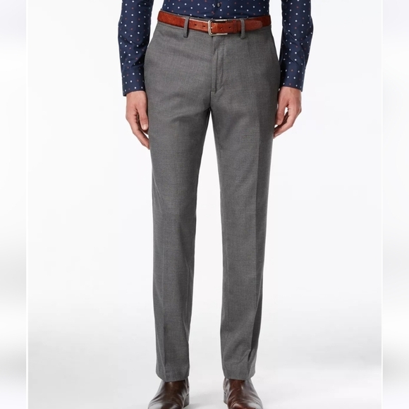 NWT Kenneth Cole Reaction Stretch Slim Fit Mens Pants Slacks Size 36X34 - Picture 1 of 8